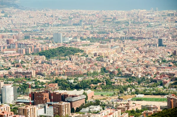 stock image Barcelona roofs