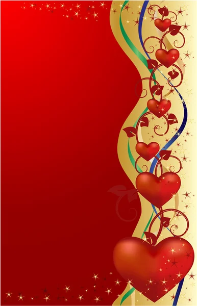 Cartão de saudação Valentines Ilustrações De Stock Royalty-Free