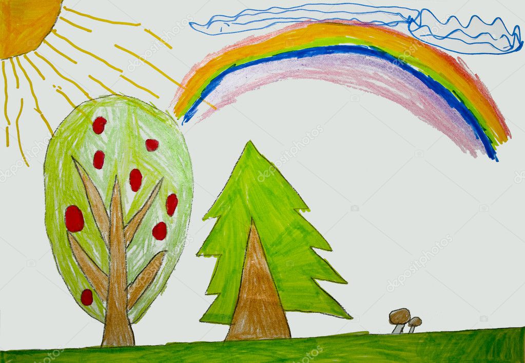 Sunshine rainbow from the dream — Stock Photo © antkevyv #1127559