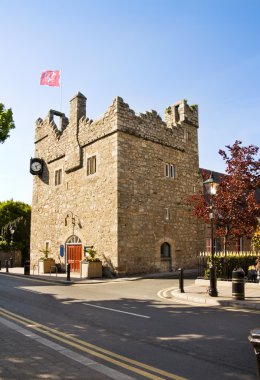 Irish medieval castle clipart