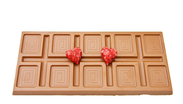 Love and chocolate — Stock Photo, Image