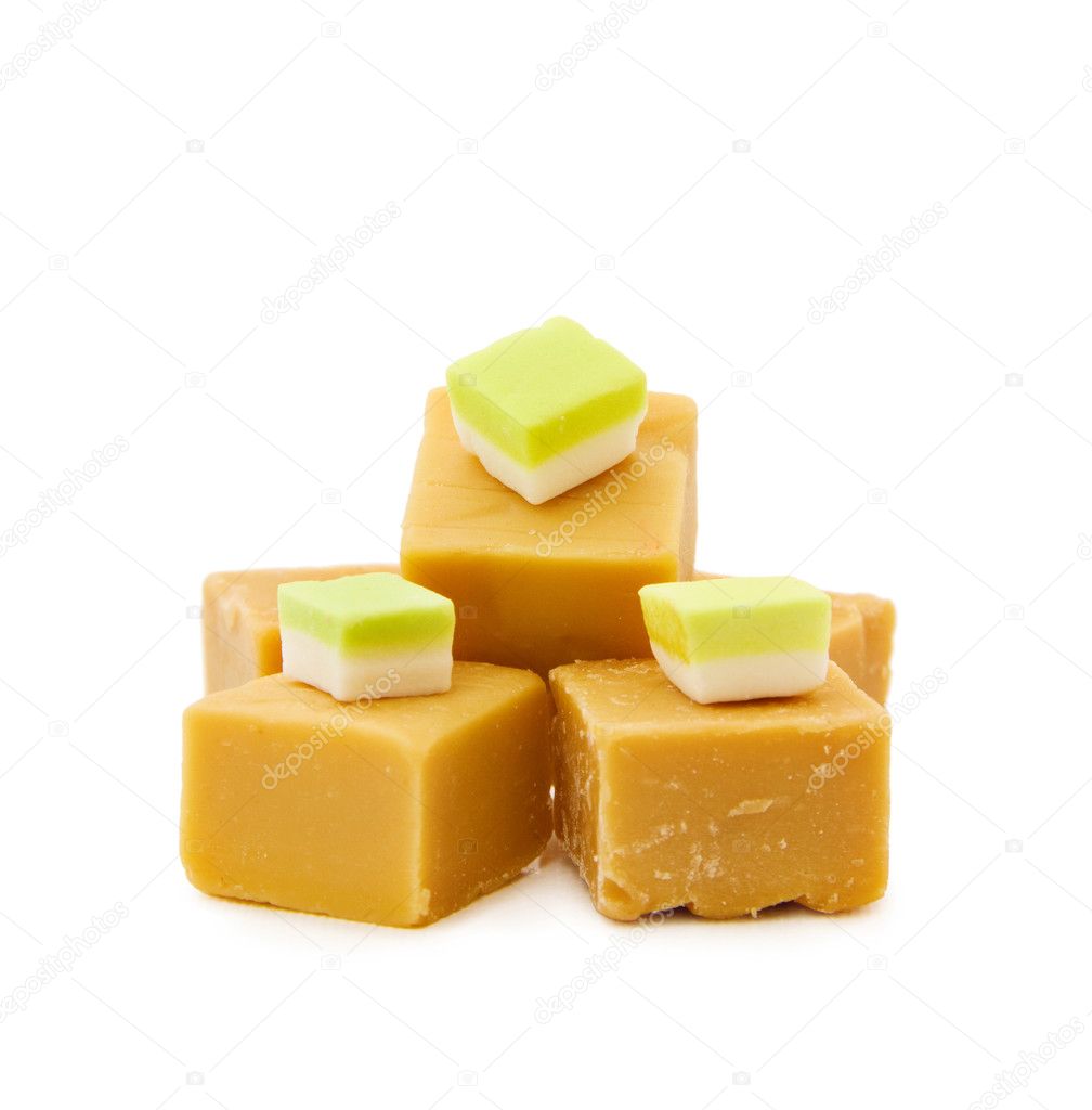 Caramel fugde and vanilla candy Stock Photo by ©Eireann 1166448