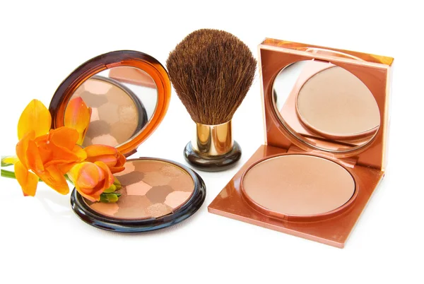 Luxury makeup bronzers — Stock Photo, Image