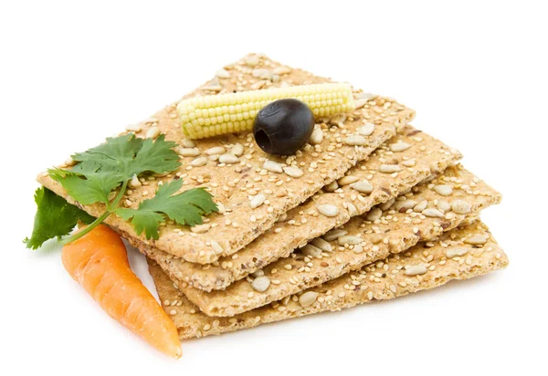 Cracker di formaggio biologico — Foto Stock