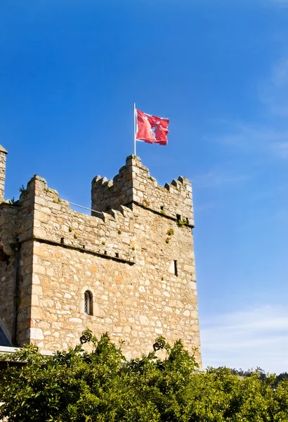 Torre no castelo medieval — Fotografia de Stock
