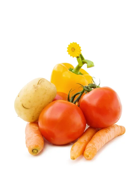 Healthy cooking with fresh vegetables — Stock Photo, Image