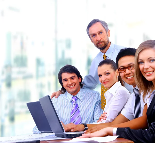 Young smiling business — Stock Photo, Image