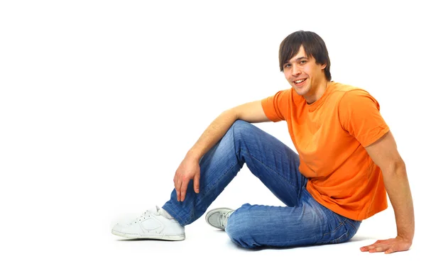 Young man isolated — Stock Photo, Image