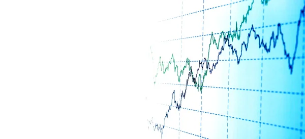 Grafico finanziario — Foto Stock