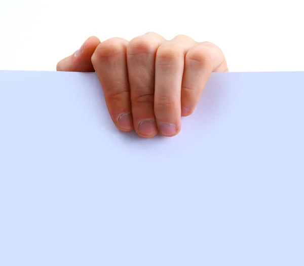Hand and papper — Stock Photo, Image