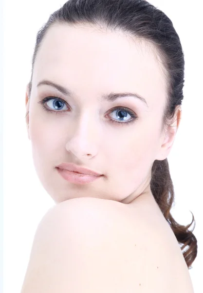 Close-up retrato de sexy caucasiano jovem — Fotografia de Stock