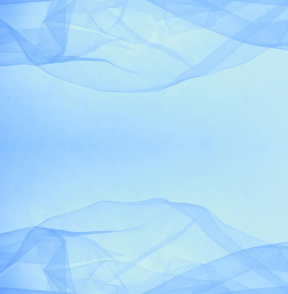 Mavi bir bez benzersiz şekli — Stok fotoğraf