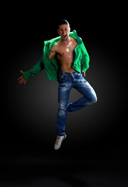 Modern dancer poses — Stock Photo, Image