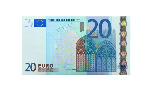 20 євро готівкою — стокове фото