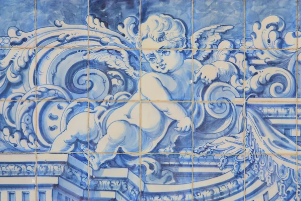 stock image Vintage tiles from Lisbon, Portugal.
