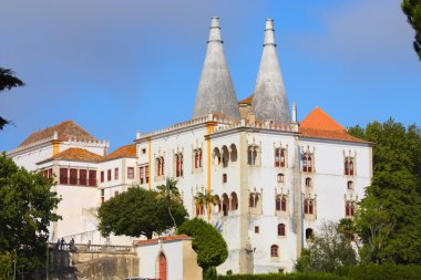 National palace in sintra clipart