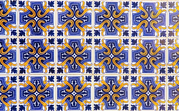 Vintage azulejos de Lisboa, Portugal — Foto de Stock