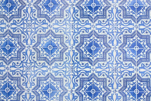 Vintage azulejos de Lisboa, Portugal — Foto de Stock