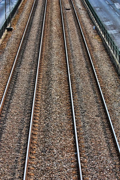 Contesto ferroviario — Foto Stock