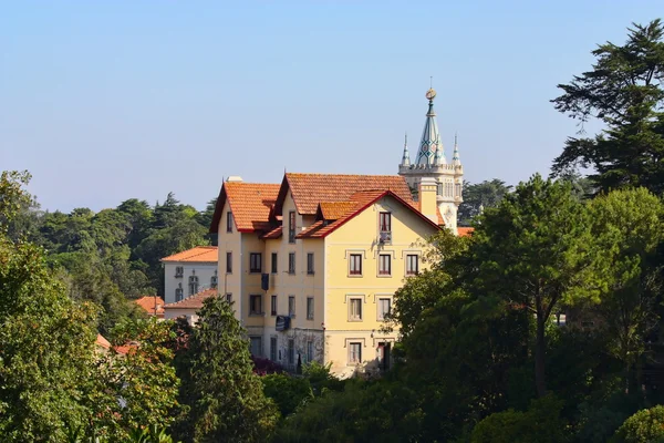 stock image Baroque tower castle of sintra