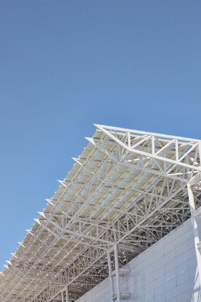Moderne dachkonstruktion, station lisbon — Stockfoto
