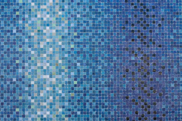 Piazze mosaico di colore blu — Foto Stock
