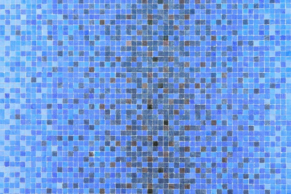 Blue colored mosaic squares — Stock Photo, Image