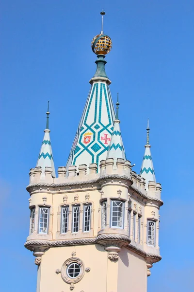 Барокова вежа замок Сидра — стокове фото