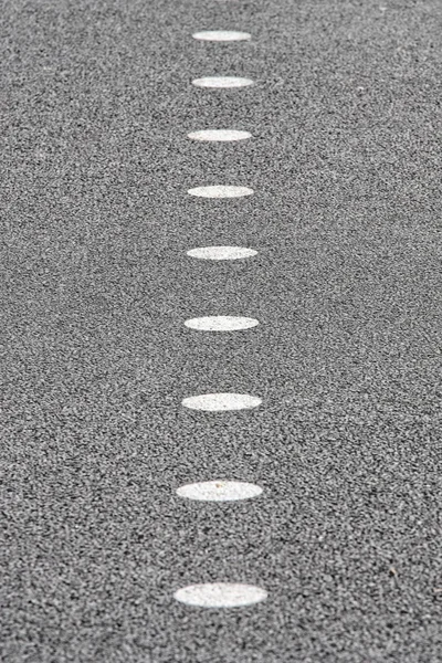 Roadside bicycle lane mark — Stock Photo, Image