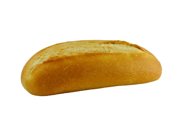 Fresh bread isolated on the white backgr — Stock Photo, Image