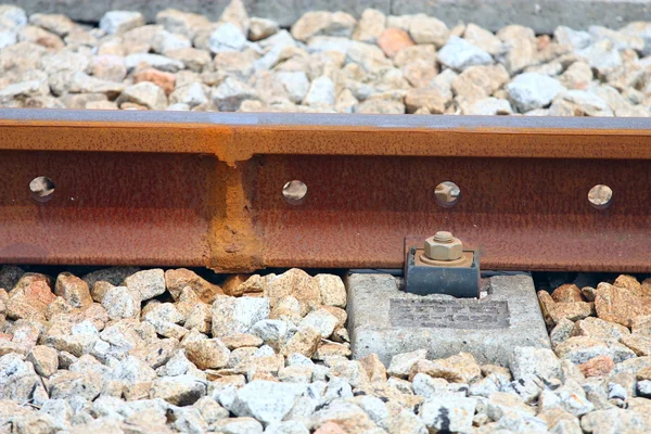 Starych torów kolejowych — Zdjęcie stockowe
