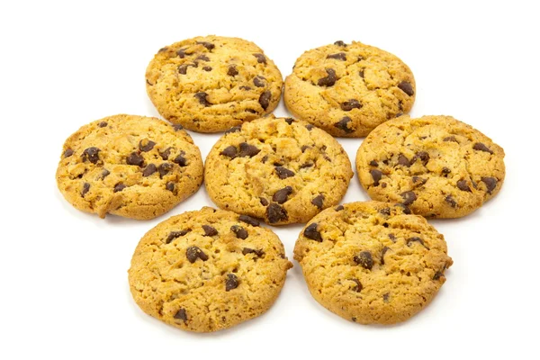 Cookies isolated on white backgrounds — Stock Photo, Image