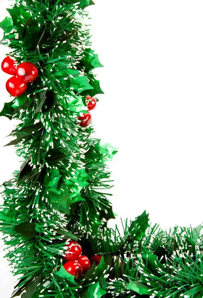Boże Narodzenie dekoracje na biały deseń — Zdjęcie stockowe