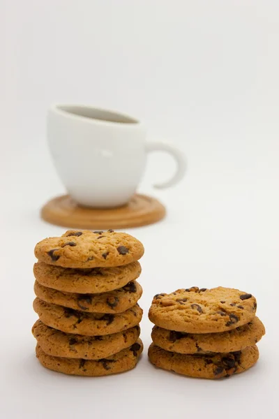 stock image Cookies and coffee cup