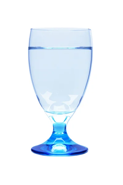 Glas isoliert auf weißem Hintergrund — Stockfoto