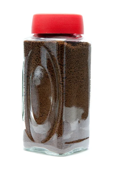 Cafea într-un borcan de sticlă — Fotografie, imagine de stoc