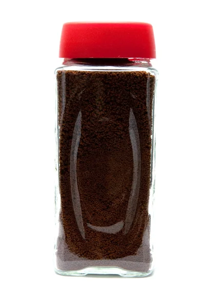 Coffee in a glass jar — Stock Photo, Image
