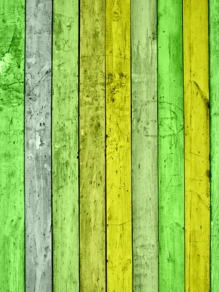 Tavole di legno verde — Foto Stock