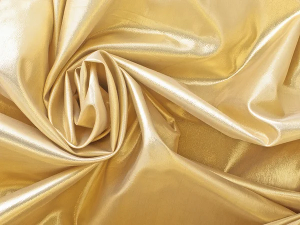 Tecido dourado — Fotografia de Stock
