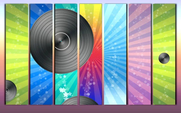 Vinyl Record Background — Stock Photo, Image