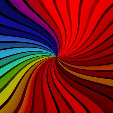 Colorful Rays Background clipart