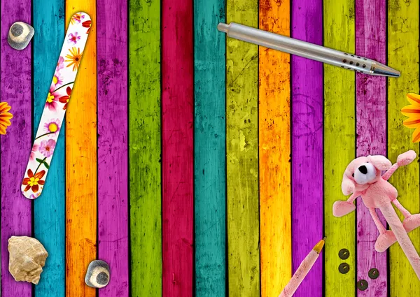 Colorful Girly Background — Stock Photo, Image