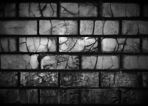 Dunkel geflieste Wand — Stockfoto