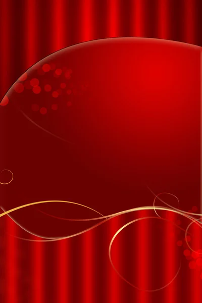 Christmas Background in Red Colors — стокове фото