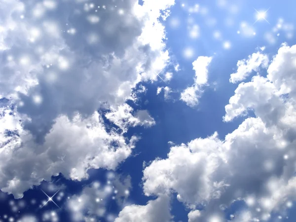 Волшебные облака — стоковое фото