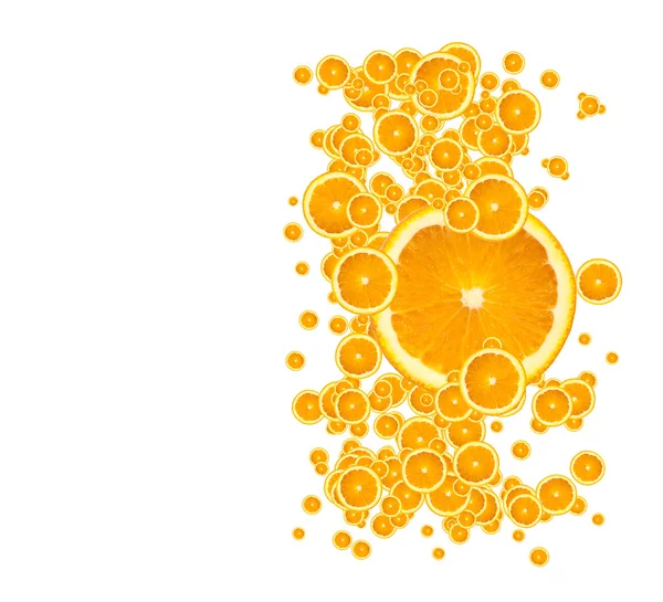 Juicy Orange Background — Stock Photo, Image