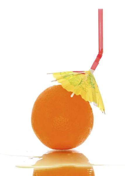 Saf portakal suyu — Stok fotoğraf