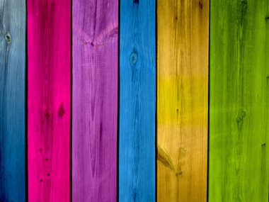 Colorful Wood Background clipart