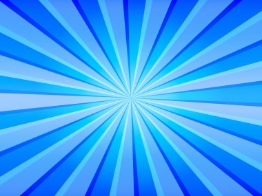 Blue Rays Background clipart