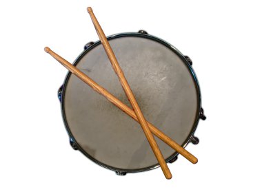 Drum with Drumsticks clipart